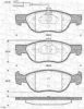 MAGNETI MARELLI 363702161107 Brake Pad Set, disc brake